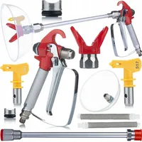 Rosfix Farbspritzset mit Spritzschutz (Pistole, Schutz, 30 cm Lanze,