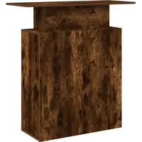 VidaXL Empfangstheke Räuchereiche 100x40x104 cm Holzwerkstoff