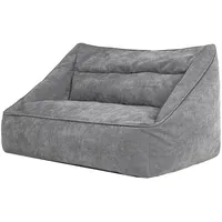 I.C.O.N. icon Sitzsack Sofa Chenille Cecilia , Grau, Kunststoff,