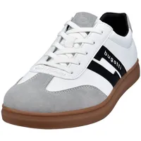 Bugatti Sneaker BUGATTI, Herren, Gr. 40, grau (weiß, grau),