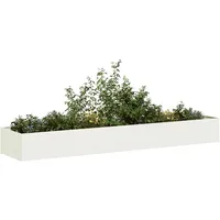 VidaXL Pflanzgefäß 360 x 80 x 40 cm Weiß