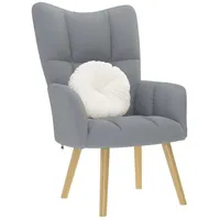 VidaXL Relaxsessel Hellgrau Stoff 0 x 0 x 0