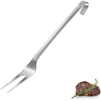 Westmark Fleischgabel Pro – Edelstahl Tranchiergabel mit langen Zinken