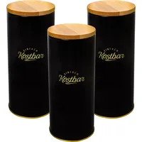 Centi Runde Küchendose schwarz 9 x 9 x 24