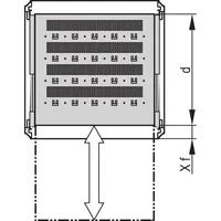 Schroff 19"SHELF TELESCOPIC 2U1000D RAL7021 - Rack-Zubehör (27230109)