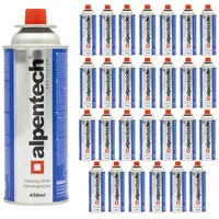 Alpentech Gaskartusche Gaskartusche 450ml Gas für Kocher, 28 St.,