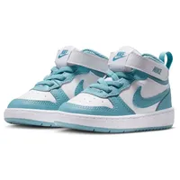 Nike Court Borough Mid 2 Kinder Weiß/Denim Turquoise 26