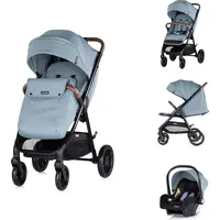 Chipolino Kombikinderwagen Ultera 2 in 1 Babyschale Fußabdeckung klappbar