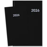 LINGEN Buchkalender-Set: Buchkalender & Wochenplaner 2026 schwarz
