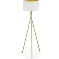 Relaxdays Relaxdays, Stehlampe Dreibein-Stehlampe (E27)