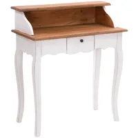 DESIGN DELIGHTS Sekretär, Weiß, Holz, 80x92x40 cm, Arbeitszimmer, Schreibtische,