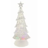 Ellug Schneekugel mit Regenbogen LED Beleuchtung & Glitzerantrieb 11