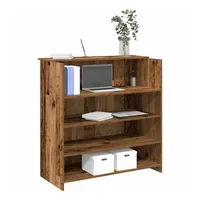 VidaXL Empfangstheke Altholz-Optik 100x50x103,5 cm Holzwerkstoff