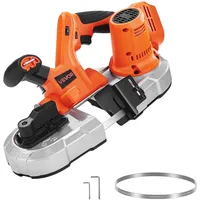 Vevor 20 V Akku Bandsäge, 65 mm Schnitttiefe, mit