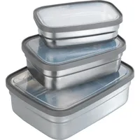 Wenko Lunchbox EDELSTAHL BHT 13.50x4x9.50 cm bunt - Bunt