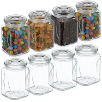Relaxdays Vorratsglas 750 ml 8 St.
