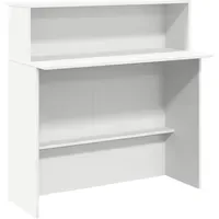 VidaXL Empfangstheke Weiß 200x50x103,5 cm Holzwerkstoff