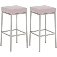 CLP Barhocker, Pink, 37x85x37 cm, Esszimmer, Barmöbel, Barhocker