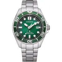 Citizen Promaster Eco-Drive Herrenuhr 20 bar Stahl/Grün