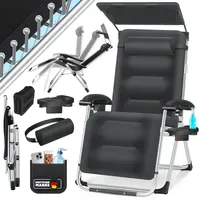 Kesser Sonnenliege 200 x 65 x 22 cm Schwarz
