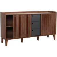 Mendler Sideboard HWC-M48, Kommode, Schiebetür Staufach, MDF 81x150x40cm ~