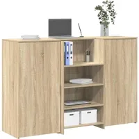 VidaXL Empfangstheke Sonoma-Eiche 155x50x103,5 cm Holzwerkstoff