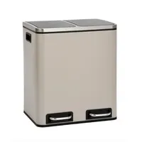 Svita TM2X15 Mülleimer Taupe