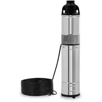 Eberth 4" Tiefbrunnenpumpe aus rostfreiem Edelstahl 550W mit Schmutzsieb