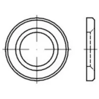 Industrial Quality Supplies EN 14399-6 Sechskant-Passschraube, ST tZn AF