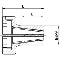Röhm Spannhülse AGILIS 04 Min-D 36