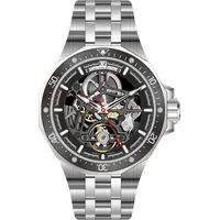 Carl von Zeyten "Urberg", silber (silberfarben, schwarz), Armbanduhren, Herren,