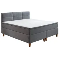 SUN GARDEN Boxspringbett BX2360 KENORA - grau