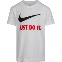 Nike Unisex für Kinder. 8U9461 Swoosh JDI-T-Shirt weiß (6años=
