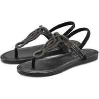 LASCANA Zehentrenner Damen schwarz Gr.43