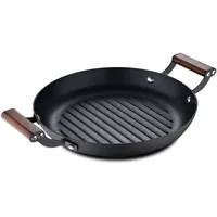 Master Pro Grillplatte Ø 28 cm antihaft schwarz