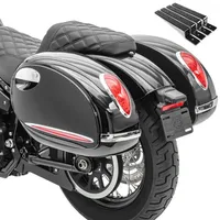 Craftride Chopper Seitenkoffer Alabama (Paar) je 33 Liter schwarz