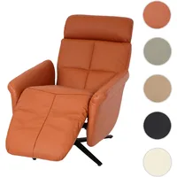 Mendler Relaxsessel HWC-L10, Design Fernsehsessel TV-Sessel Liegesessel, Liegefunktion drehbar,