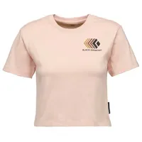 Black Diamond Faded Crop SS Tee - Damen alpine