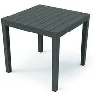 Mojawo Gartentisch Anthrazit 78x78x72cm Holz-Optik