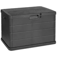 Mojawo Auflagenbox Sitzbank Kunststoff Anthrazit 170L