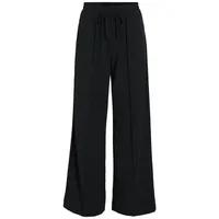 VILA Marlenehose in schwarz | L