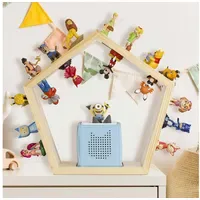 BABY VIVO Kinderregal Fünfeck aus Holz für Toniebox mit