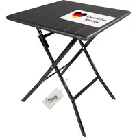 Lemodo Klapptisch in Holz-Optik, Balkontisch 62 x 62 cm