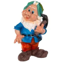 BIRENDY RIESIGER Zwerg, Gartenzwerg XXL Gartenwichtel NF14286 Groß 41cm