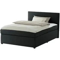 Deinbett Boxspringbett ¦ schwarz ¦ Maße (cm): B: 147