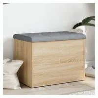 VidaXL Sitzbank mit Stauraum Sonoma-Eiche 62x42x45 cm Holzwerkstoff