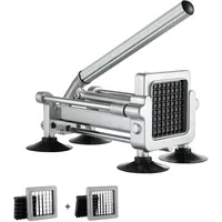 Vevor Pommes-Frites-Schneider Kartoffelschneider mit 1/2 Zoll & 3/8 Zoll