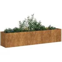 VidaXL Rostig 200 x 40 x 40 cm Braun