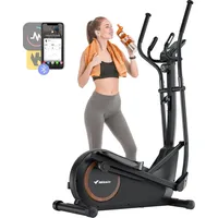 Merach Crosstrainer, Ellipsentrainer für Zuhause bis 150 kg, Heimtrainer,
