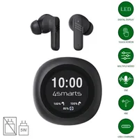 4smarts TWS SkyBuds Screen Pro ANC Kopfhörer, schwarz
